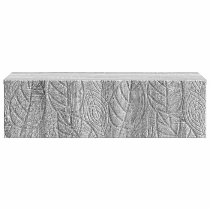 Masă laterală montată pe perete Sonoma gri 59 x 34,5 x 17 cm WALTI