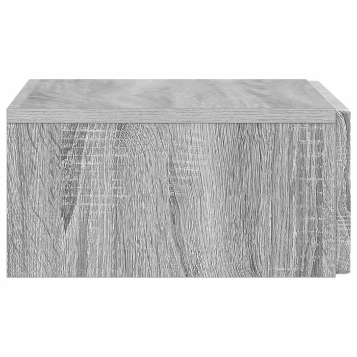 Masă laterală montată pe perete Sonoma gri 59 x 34,5 x 17 cm WALTI
