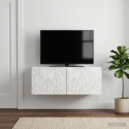 Oglindă TV montată pe perete 59,5 x 41 x 30 cm Alb - WALTI WALTI