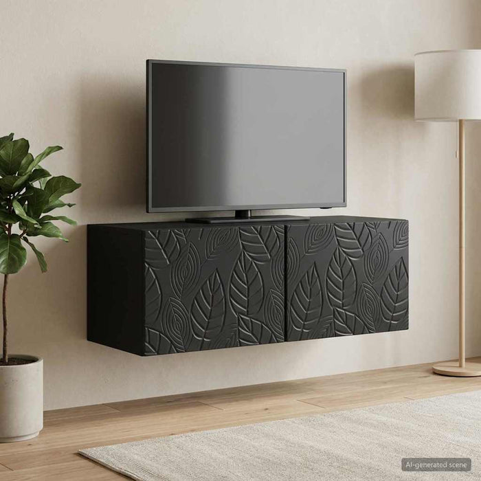Oglindă TV montată pe perete 59,5 x 41 x 30 cm Negru - WALTI WALTI