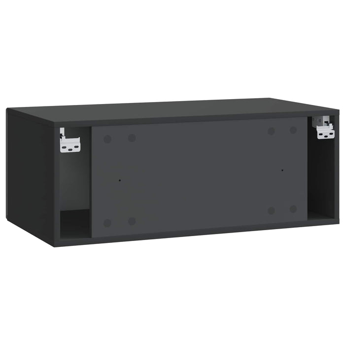 Oglindă TV montată pe perete 59,5 x 41 x 30 cm Negru - WALTI WALTI