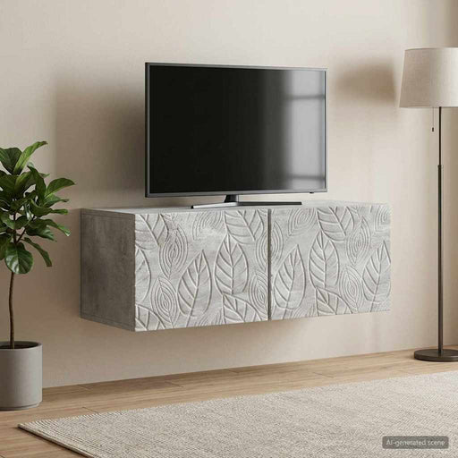 Oglindă TV montată pe perete 59,5 x 41 x 30 cm Gri Beton - WALTI WALTI