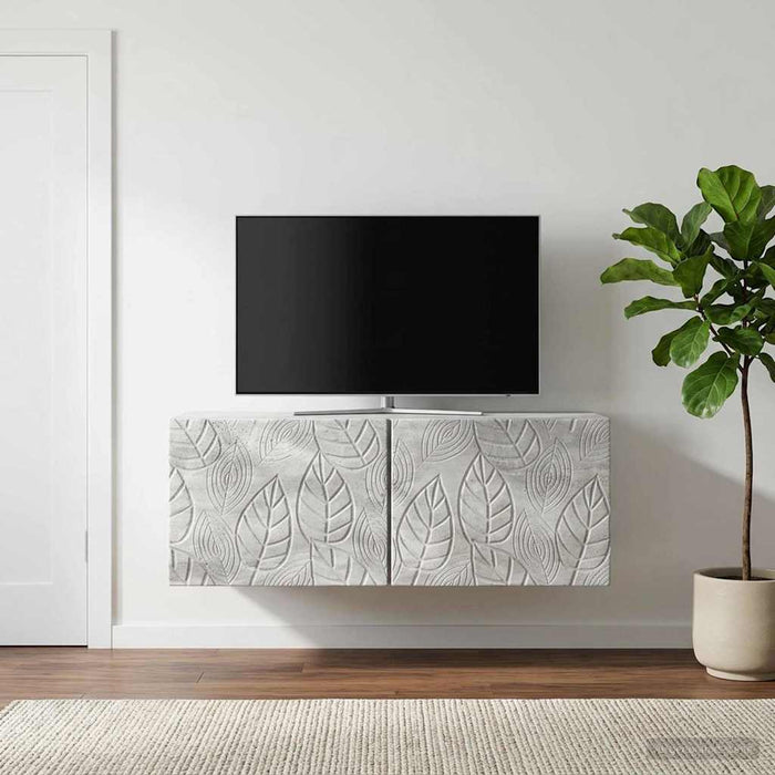 Oglindă TV montată pe perete 59,5 x 41 x 30 cm Gri Beton - WALTI WALTI