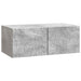 Oglindă TV montată pe perete 59,5 x 41 x 30 cm Gri Beton - WALTI WALTI