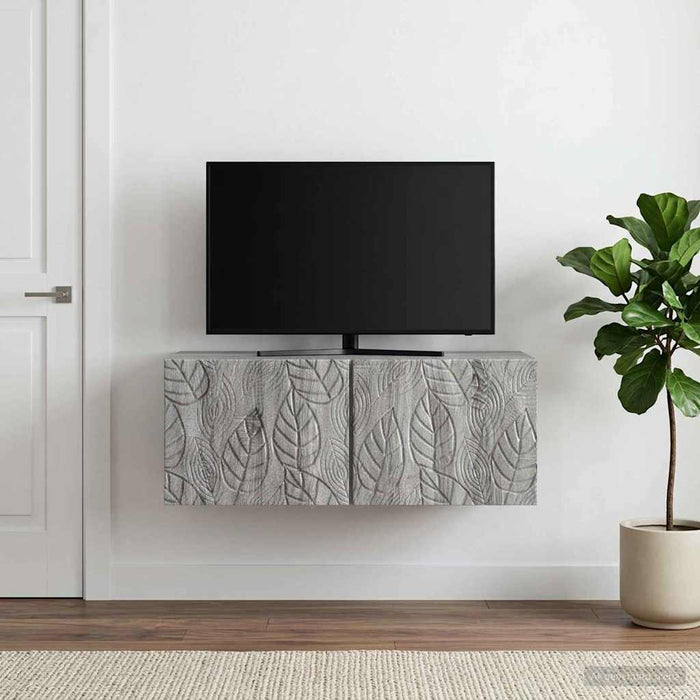 Oglindă TV montată pe perete 59,5 x 41 x 30 cm Sonoma gri - WALTI WALTI