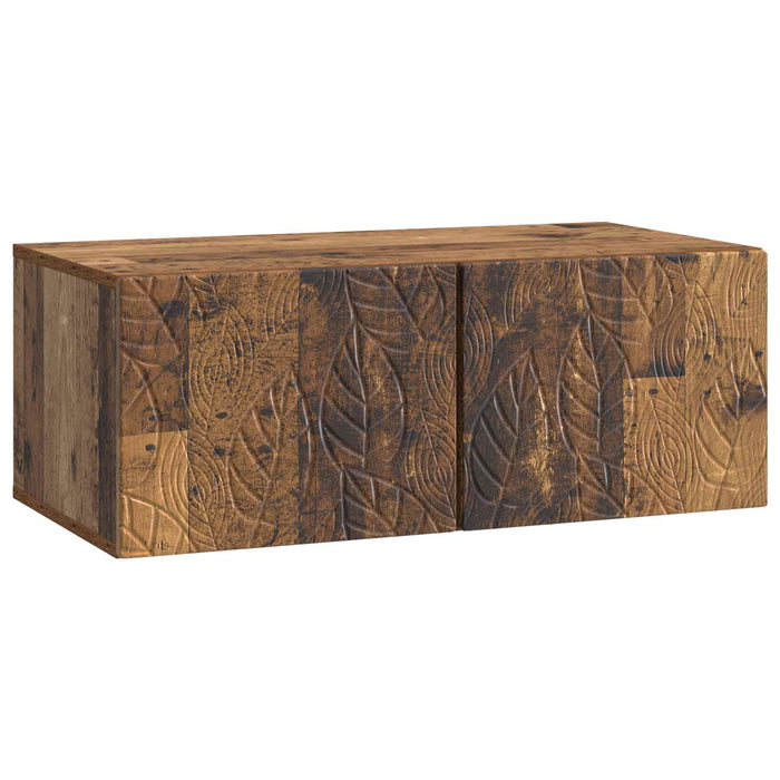 Oglindă TV montată pe perete 59,5 x 41 x 30 cm Lemn vechi - WALTI WALTI