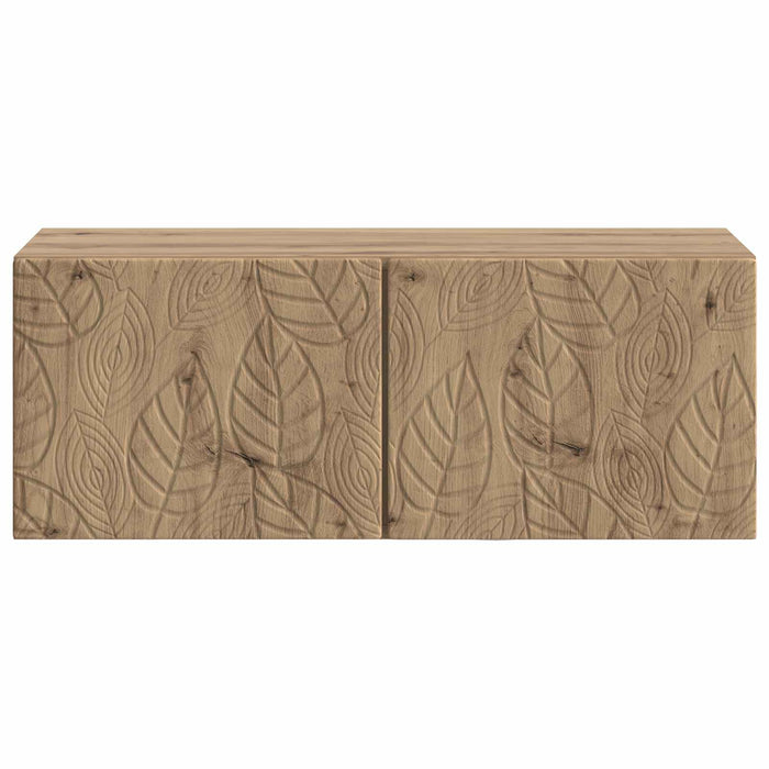 Oglindă TV montată pe perete 59,5 x 41 x 30 cm Stejar Artizanal - WALTI WALTI