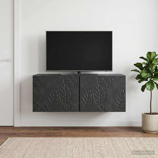 Oglindă TV montată pe perete 78,5 x 41 x 30 cm Negru - WALTI WALTI