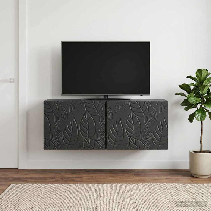 Oglindă TV montată pe perete 78,5 x 41 x 30 cm Negru - WALTI WALTI