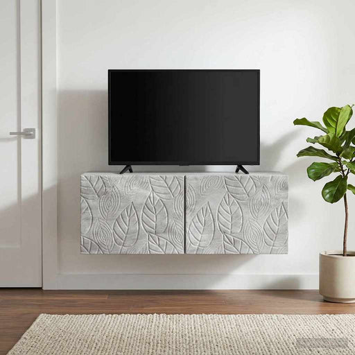 Oglindă TV montată pe perete 78,5 x 41 x 30 cm Gri Beton - WALTI WALTI