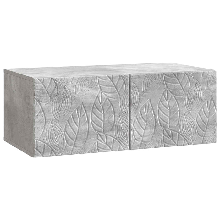 Oglindă TV montată pe perete 78,5 x 41 x 30 cm Gri Beton - WALTI WALTI