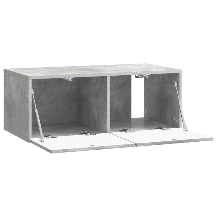 Oglindă TV montată pe perete 78,5 x 41 x 30 cm Gri Beton - WALTI WALTI