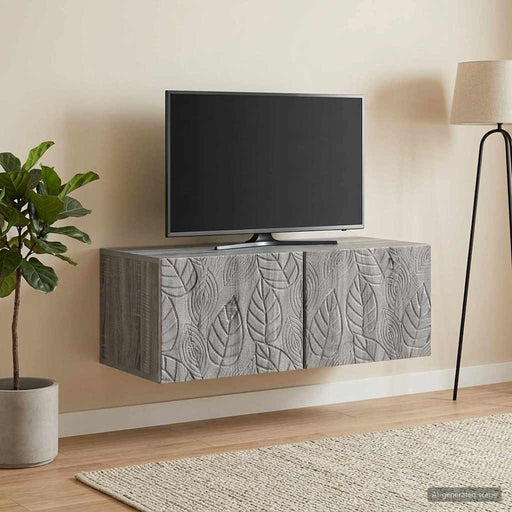 Oglindă TV montată pe perete 78,5 x 41 x 30 cm Sonoma gri - WALTI WALTI
