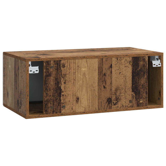 Oglindă TV montată pe perete 78,5 x 41 x 30 cm Lemn vechi - WALTI WALTI