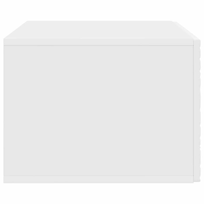 Oglindă TV montată pe perete 98 x 41 x 30 cm Alb Lemn prelucrat - WALTI WALTI