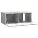Oglindă TV montată pe perete 98 x 41 x 30 cm Gri Beton - WALTI WALTI