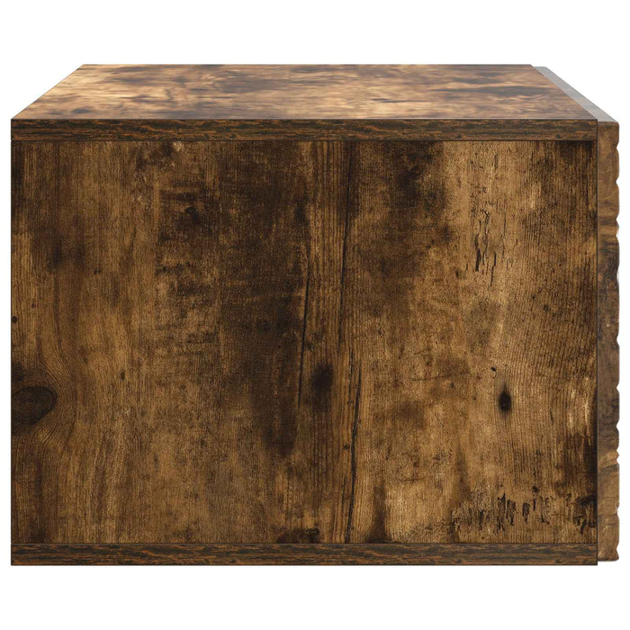 Oglindă TV montată pe perete 98 x 41 x 30 cm Stejar fumuriu - WALTI WALTI