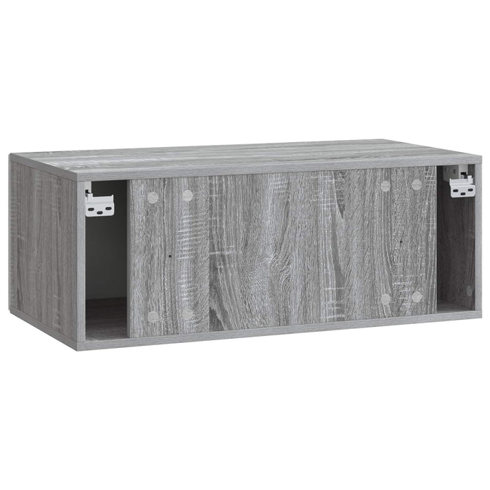 Oglindă TV montată pe perete 98 x 41 x 30 cm Sonoma gri - WALTI WALTI