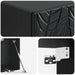 Oglindă TV montată pe perete 59,5 x 31 cm Negru Lemn prelucrat - WALTI WALTI