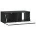 Oglindă TV montată pe perete 59,5 x 31 cm Negru Lemn prelucrat - WALTI WALTI