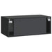 Oglindă TV montată pe perete 59,5 x 31 cm Negru Lemn prelucrat - WALTI WALTI