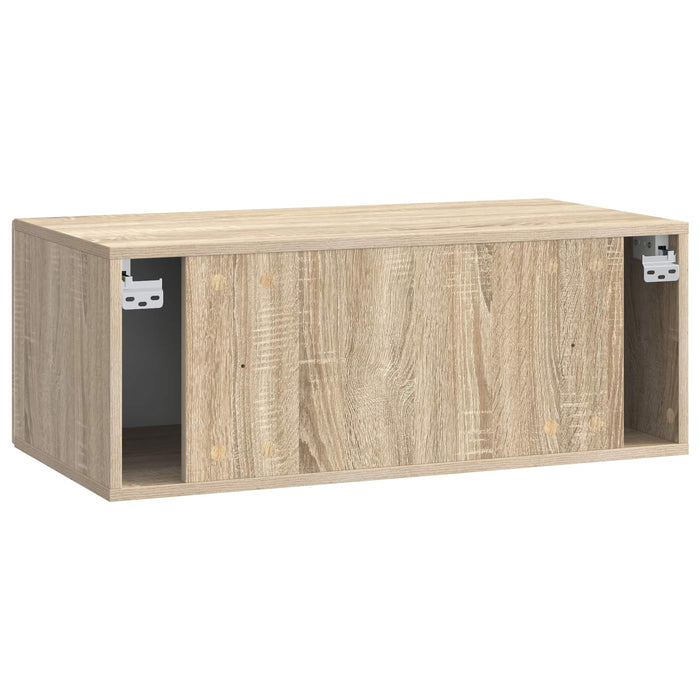 Oglindă TV montată pe perete 59,5 x 31 cm Stejar Sonoma - WALTI WALTI