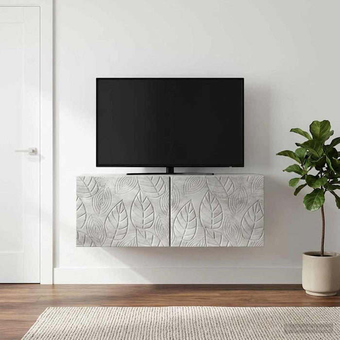 Oglindă TV montată pe perete 59,5 x 31 cm Gri Beton - WALTI WALTI