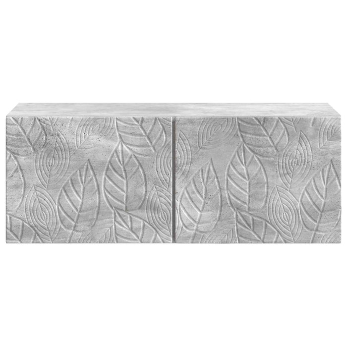 Oglindă TV montată pe perete 59,5 x 31 cm Gri Beton - WALTI WALTI