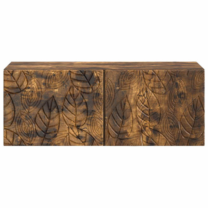 Oglindă TV montată pe perete 78,5 x 31 cm Stejar fumuriu - WALTI WALTI