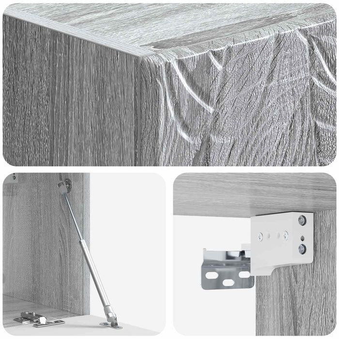 Oglindă TV montată pe perete 78,5 x 31 cm Sonoma gri - WALTI WALTI