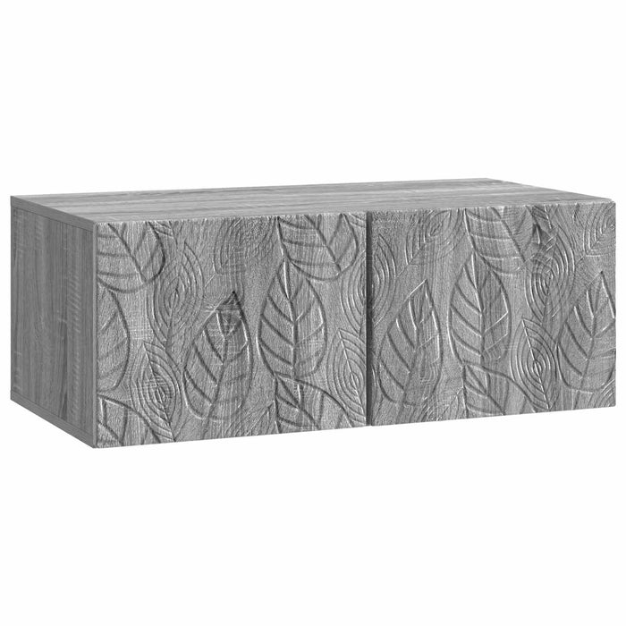 Oglindă TV montată pe perete 78,5 x 31 cm Sonoma gri - WALTI WALTI