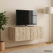 Oglindă TV montată pe perete 98 x 31 cm Stejar Sonoma - WALTI WALTI