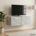 Oglindă TV montată pe perete 98 x 31 cm Gri Beton - WALTI WALTI