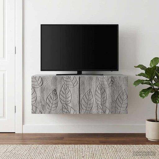 Oglindă TV montată pe perete 98 x 31 cm Sonoma gri - WALTI WALTI