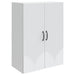 Dulap montat pe perete Alb 66 x 34,5 x 90 cm Lemn prelucrat - WALTI WALTI