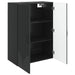 Dulap montat pe perete Negru 66 x 34,5 x 90 cm Lemn prelucrat - WALTI WALTI