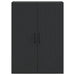 Dulap montat pe perete Negru 66 x 34,5 x 90 cm Lemn prelucrat - WALTI WALTI