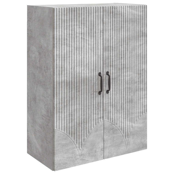 Dulap montat pe perete Gri Beton 66 x 34,5 x 90 cm WALTI