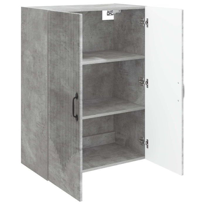 Dulap montat pe perete Gri Beton 66 x 34,5 x 90 cm WALTI