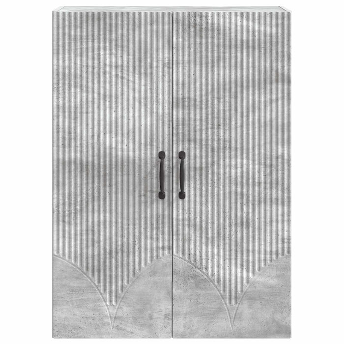 Dulap montat pe perete Gri Beton 66 x 34,5 x 90 cm WALTI
