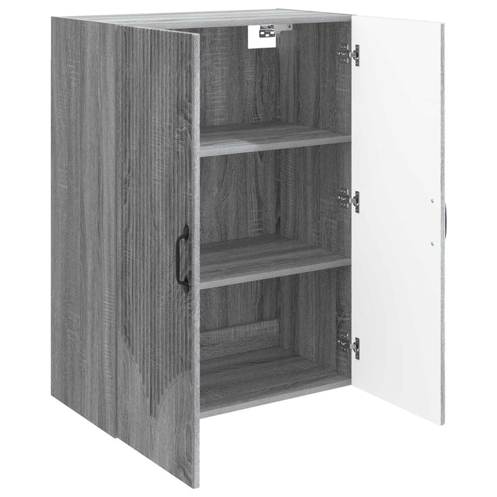 Dulap montat pe perete Sonoma gri 66 x 34,5 x 90 cm - WALTI WALTI
