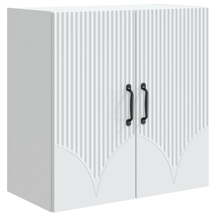 Dulap montat pe perete Alb 59 x 31 x 60 cm Lemn prelucrat - WALTI WALTI