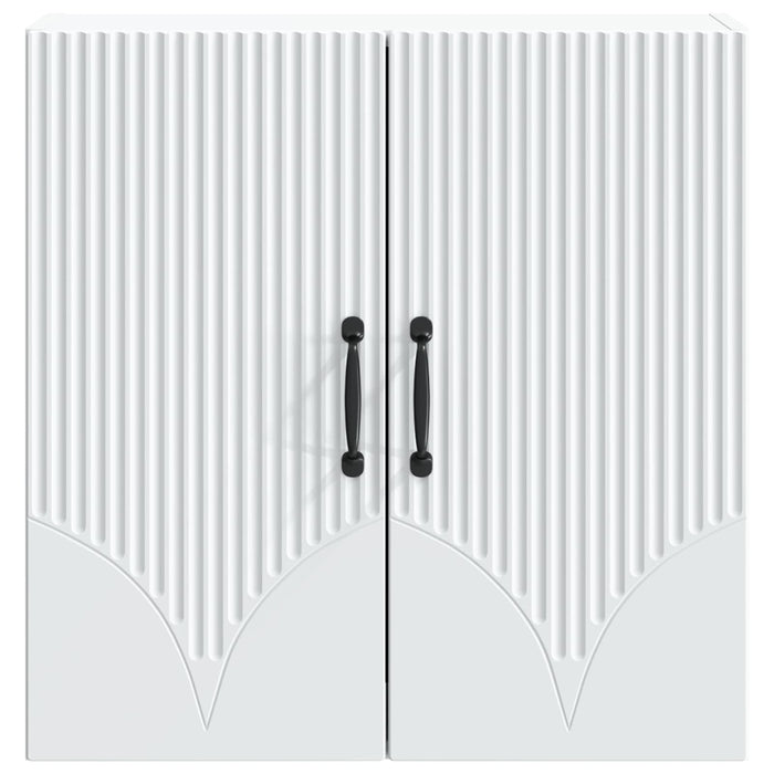 Dulap montat pe perete Alb 59 x 31 x 60 cm Lemn prelucrat - WALTI WALTI