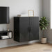 Dulap montat pe perete Negru 59 x 31 x 60 cm Lemn prelucrat - WALTI WALTI