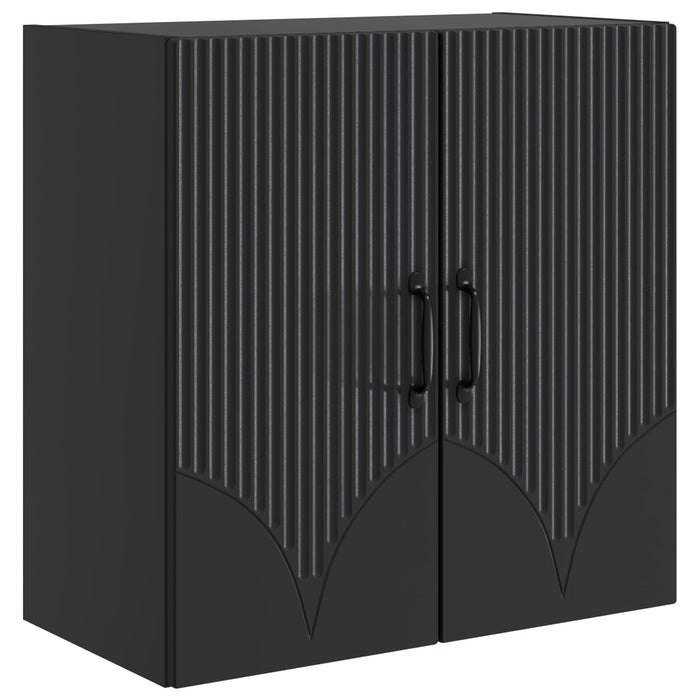 Dulap montat pe perete Negru 59 x 31 x 60 cm Lemn prelucrat - WALTI WALTI