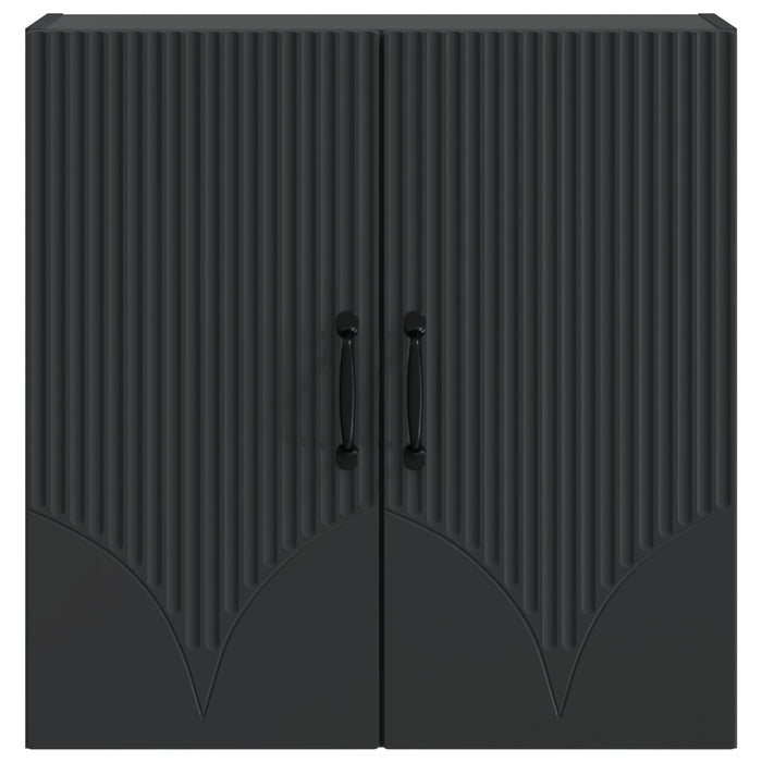 Dulap montat pe perete Negru 59 x 31 x 60 cm Lemn prelucrat - WALTI WALTI