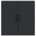 Dulap montat pe perete Negru 59 x 31 x 60 cm Lemn prelucrat - WALTI WALTI
