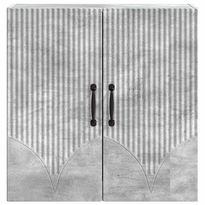 Dulap montat pe perete Gri Beton 59 x 31 x 60 cm Lemn prelucrat - WALTI WALTI