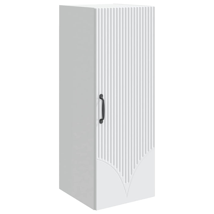 Dulap montat pe perete Alb 33 x 34,5 x 90 cm Lemn prelucrat - WALTI WALTI