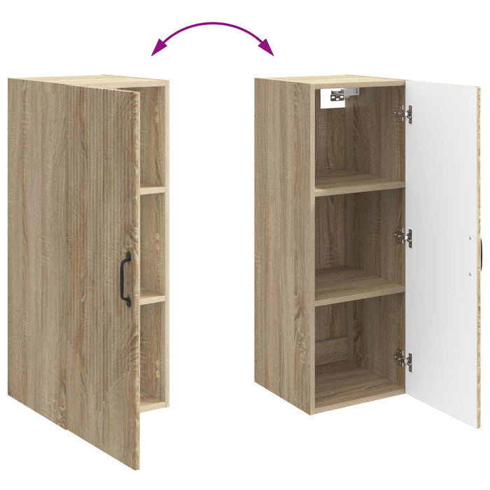 Dulap montat pe perete Stejar Sonoma 33 x 34,5 x 90 cm - WALTI WALTI